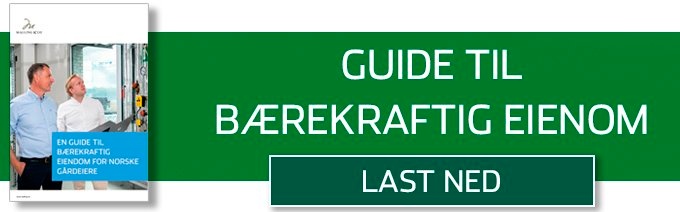 Last ned guide for bærekraftig eiendom