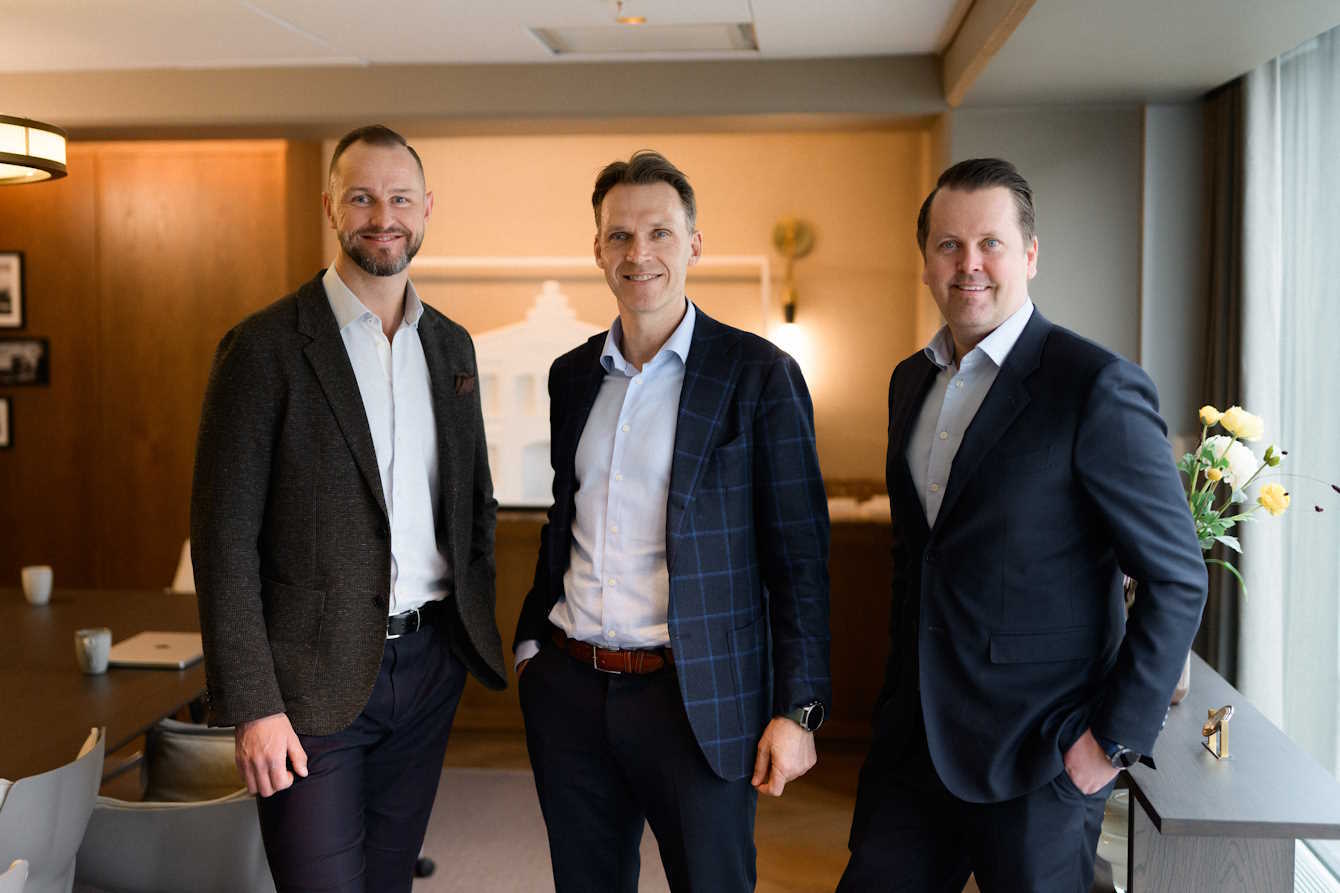 Robert Skramstad, Fredrik Sommerfeldt og Lars Simen Paulgaard